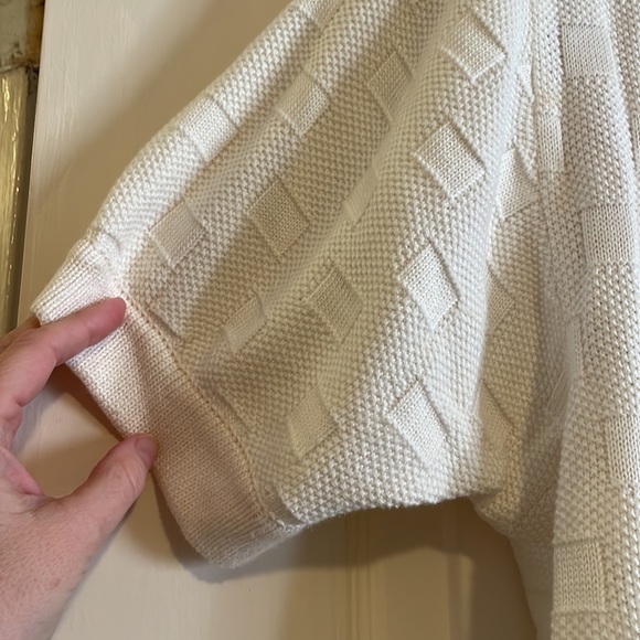 St. John Cream Knit Dress with Matching Sweater. Size 6. - Picture 6 of 15